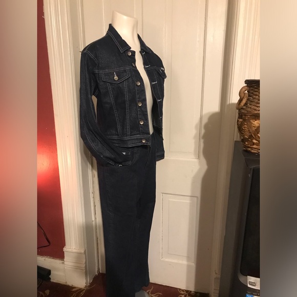 VTG womenβs RTV 2 pc stretchable denim jeans. Size: XL 18 1/2β - 20 1/2β - Picture 1 of 15